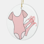 Ballet Leotard Keramisch Ornament (Links)