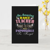 Ballet leraar appreciatie - verbluffende prijsopga kaart (Gele Bloem)