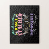 Ballet leraar appreciatie - verbluffende prijsopga legpuzzel (Verticaal)