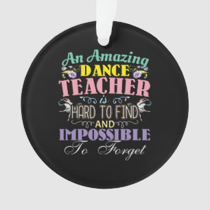 Ballet leraar appreciatie - verbluffende prijsopga ornament