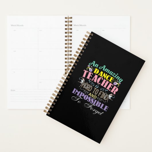 Ballet leraar appreciatie - verbluffende prijsopga planner (Display)