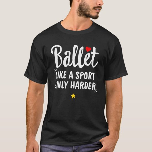 Ballet leraar danseres t-shirt (Voorkant)