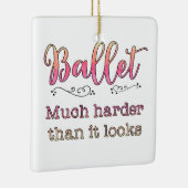 Ballet leraar dansstudent harder dan het eruit zie keramisch ornament (Rechts)