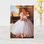 BALLET LESSON 21ST BIRTHDAY-KAART KAART (Gele Bloem)