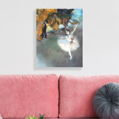 Ballet - l'etoile - Edgar Degas - 1878 Canvas Afdruk (Insitu (Woonkamer))