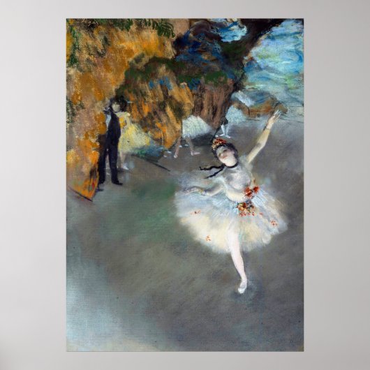 Ballet - l'etoile - Edgar Degas - 1878 Poster (Voorkant)