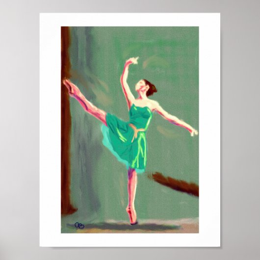 Ballet Love Art Poster (Voorkant)