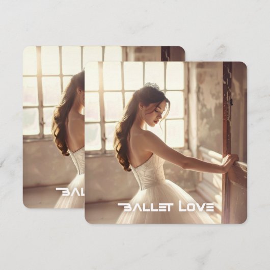 BALLET LOVE - BALLET & DANCE (Voorkant / Achterkant)