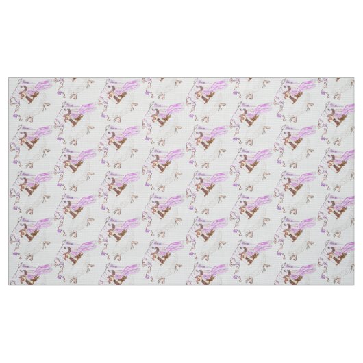 Ballet Love Bunny Polyester Weave Fabric 58-inch b Stof (Fat Quarter)