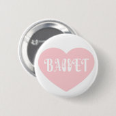 Ballet Love Dance personaliseert Ctomizeus Ronde Button 5,7 Cm (Voorkant /achterkant)