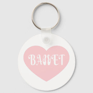Ballet Love Dance personaliseert Ctomizeus Sleutelhanger