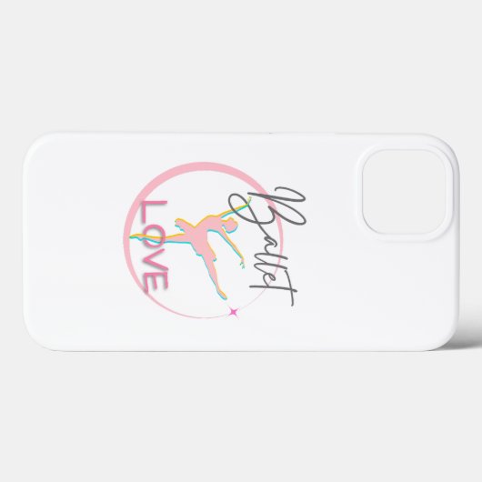 Ballet Love iPhone Case (Achterkant (horizontaal))