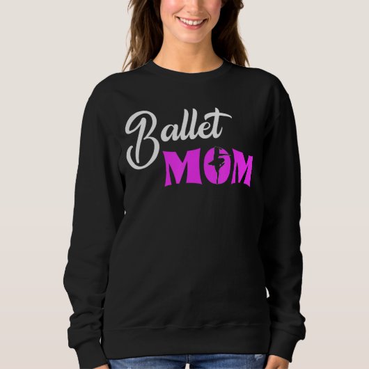 Ballet mam Ballerina Love to Dance Ballet 1 Trui (Voorkant)