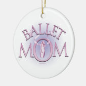 Ballet mama keramisch ornament (Links)