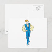 Ballet Man Briefkaart (Voorkant / Achterkant)