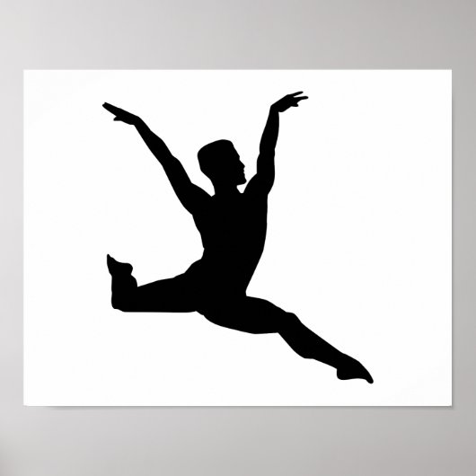Ballet man poster (Voorkant)