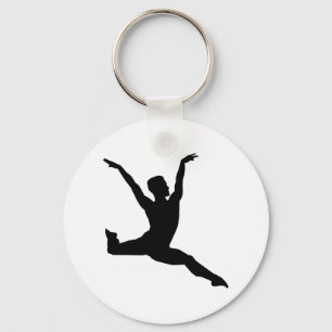 Ballet man sleutelhanger