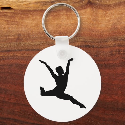 Ballet man sleutelhanger (Voorkant)