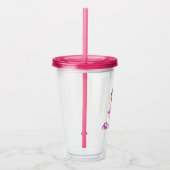 Ballet Mok met Naam - Schattigee Ballerina Acryl Drinkbeker (Rechts)