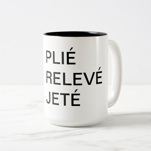 Ballet Mok Plié, Relevé, Jeté (Voorkant rechts)