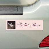 'Ballet Mom'-Bumpersticker Bumpersticker (Op auto)