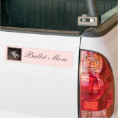 'Ballet Mom'-Bumpersticker Bumpersticker (Op Truck)