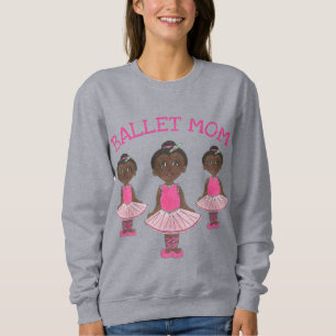 BALLET MOM Dancemom Dance Ballerina Pink Tutu Trui