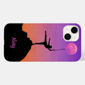 Ballet Moon Balans Persoonlijke naam Case-Mate iPhone Case (Achterkant (horizontaal))