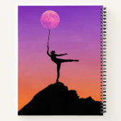 Ballet Moon Balans Persoonlijke naam Notitieboek (Achterkant)