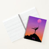 Ballet Moon Balans Persoonlijke naam Notitieboek (Binnen)