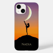 Ballet Moon Dance Persoonlijke naam Case-Mate iPhone Case (Achterkant)