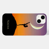 Ballet Moon Dance Persoonlijke naam Case-Mate iPhone Case (Achterkant (horizontaal))