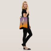 Ballet Moon Dance Persoonlijke naam Tote Bag (Op model)