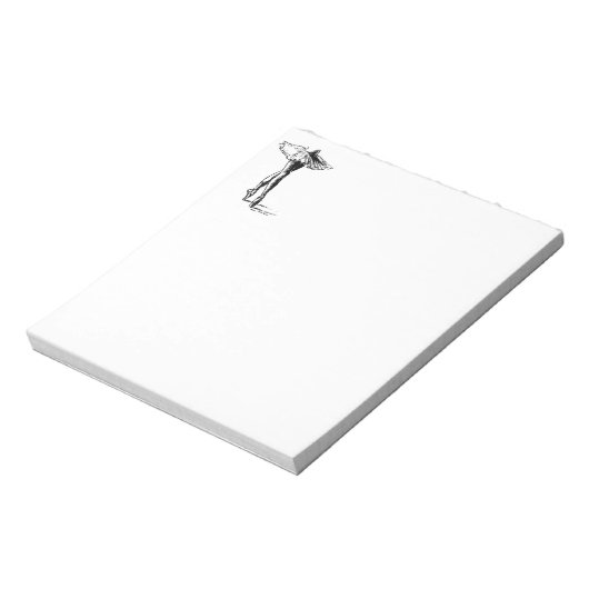 ballet notitieblok (Linkerzijde)