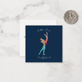 ballet notitiekaartje (Voorkant / Achterkant in situ)