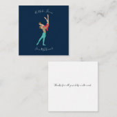 ballet notitiekaartje (Voorkant / Achterkant)