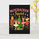 Ballet Nutcracker Squad Christmas Costume For Kids Kaart (Gele Bloem)