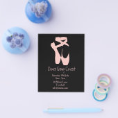 Ballet of modern dansfeest flyer (Enkel)