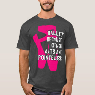 Ballet omdat andere kunstwerken pointeling V4 zijn T-shirt