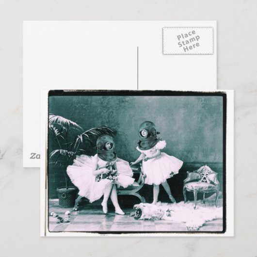 Ballet onderwater briefkaart (Voorkant / Achterkant)