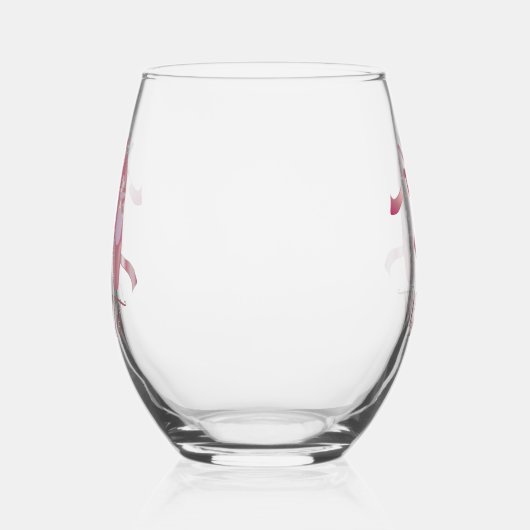 Ballet ontwerp Stemless wijnglas Zonder Voet (Rechts)