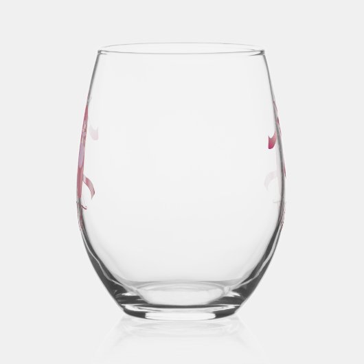 Ballet ontwerp Stemless wijnglas Zonder Voet (Links)