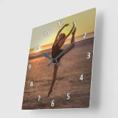 Ballet op de Bloemklok Vierkante Klok (Hoek)