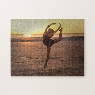 Ballet op de strand legpuzzel