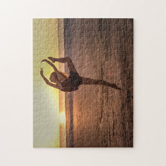 Ballet op de strand legpuzzel (Verticaal)