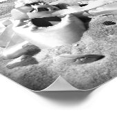 Ballet op de strand poster (Hoek)