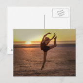 Ballet op het Briefkaart Beach (Voorkant / Achterkant)