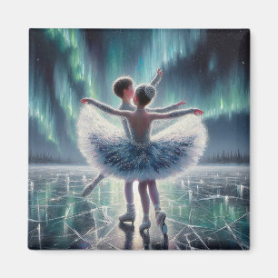 Ballet op het ijs magneet