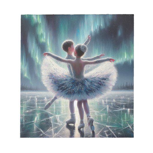 Ballet op het ijs notitieblok (Voorkant)