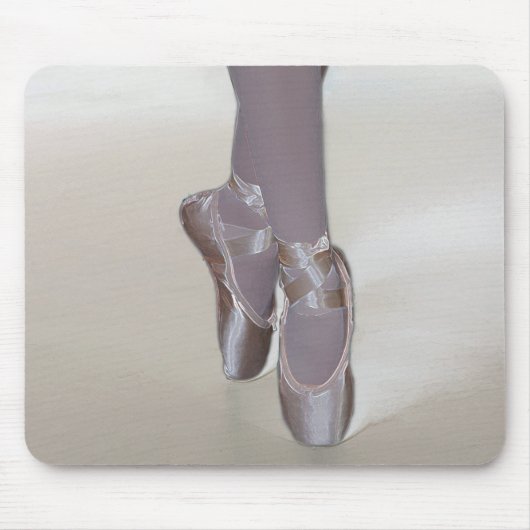 ballet op het punt Mousepad Muismat (Voorkant)
